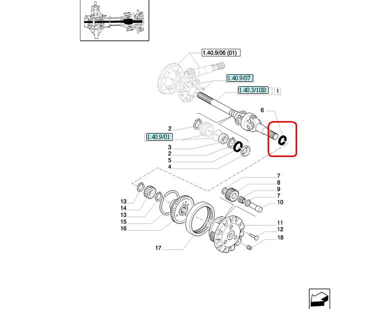 ГЕРМЕТИК ДЛЯ ПОЛУОСЕЙ NEW HOLLAND CASE 5169122 - 5183845 - 9840518