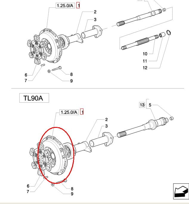 СЦЕПЛЕНИЕ ДВИГАТЕЛЯ (ОДНОМЕСТНЫЙ) NEW HOLLAND CASE 5189823-87575337