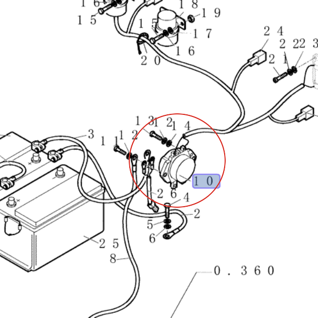 ПЕРЕКЛЮЧАТЕЛЬ ТОКА NEW HOLLAND CNH 71451220