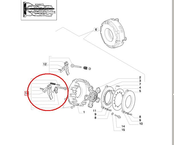 МУФТА СЦЕПЛЕНИЯ NEW HOLLAND CASE 5093020