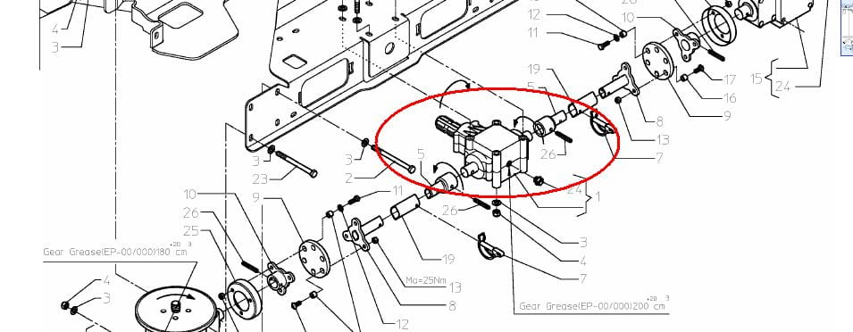 Главная передача DSM, RSM 4064778-A148755130-A148676430