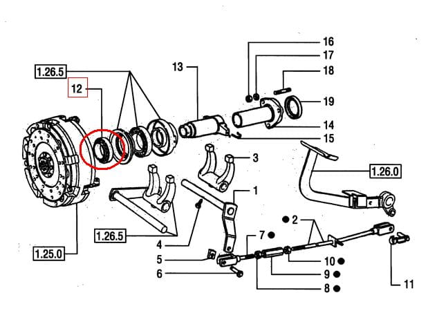 ОПОРНЫЙ ПОДШИПНИК NEW HOLLAND CASE STEYR 87541562 - 87289219 - 5122028 - 87541561 - 87345759