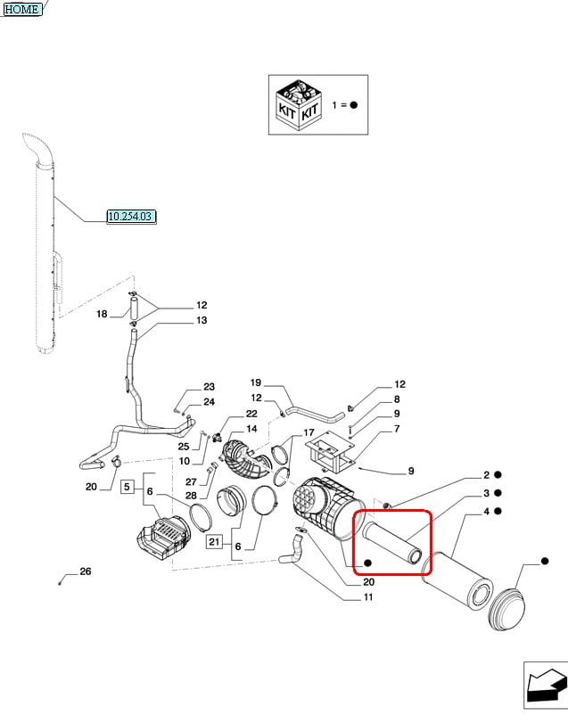 ВНУТРЕННИЙ ВОЗДУШНЫЙ ФИЛЬТР NEW HOLLAND CASE STEYR 87683000-82028151
