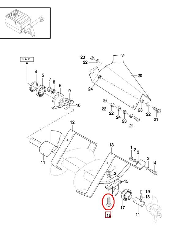 ВИНТ - ПРЕДОХРАНИТЕЛЬ СБРОСА NEW HOLLAND CASE 89819398-9819398