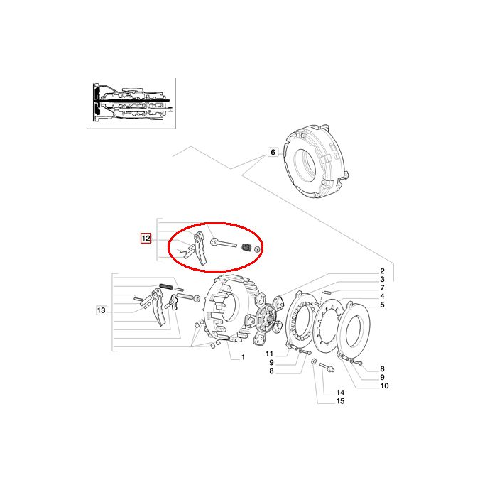 МУФТА СЦЕПЛЕНИЯ NEW HOLLAND CASE 5093021