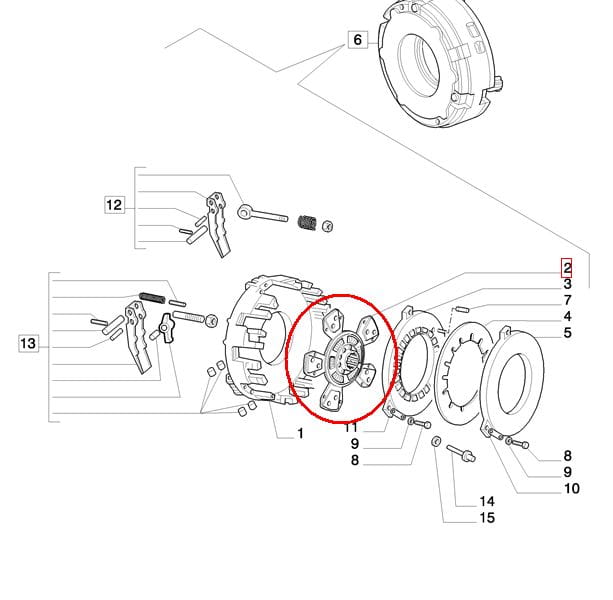 ДИСК СЦЕПЛЕНИЯ NEW HOLLAND CASE 5092797