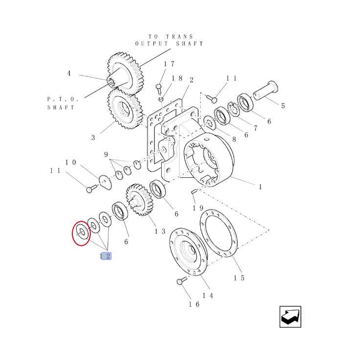 ШАЙБА NEW HOLLAND 80644318-644318