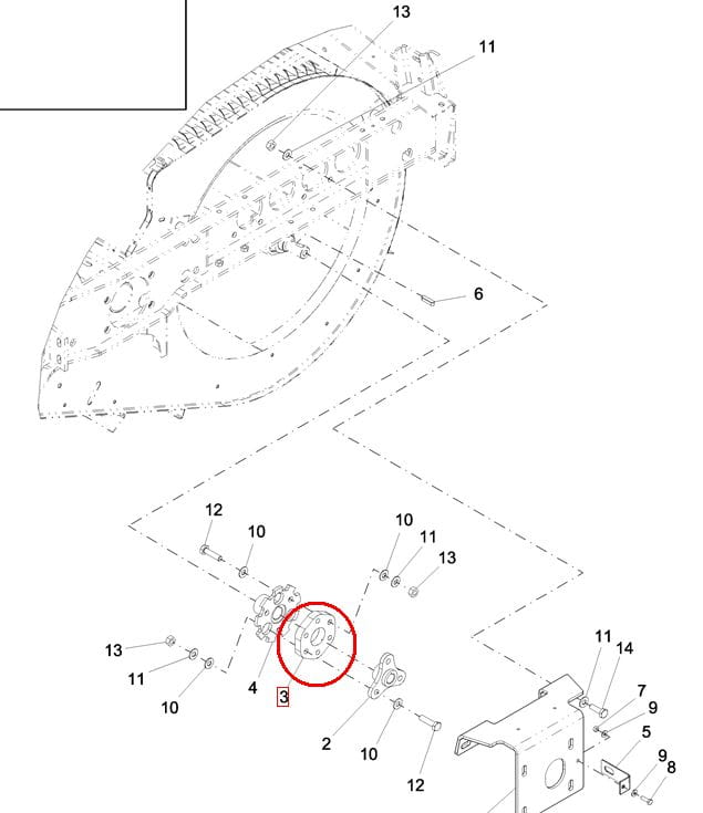 РЕЗИНОВАЯ МУФТА ВЕНТИЛЯТОРА NEW HOLLAND CASE 89811514-9811514