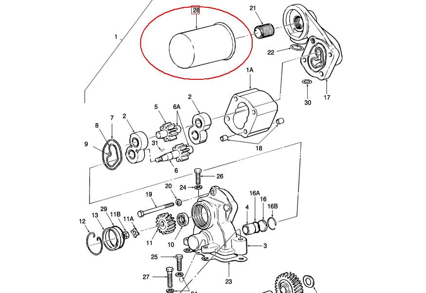 FILTR HYDRAULIKI NEW HOLLAND 83912298 - D8NNB486EA - 84401812