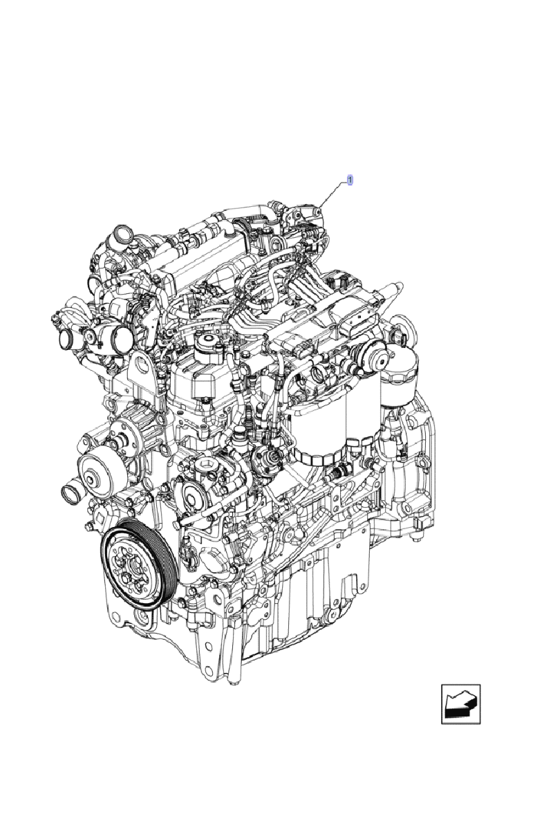ДВИГАТЕЛЬ В СБОРЕ NEW HOLLAND TD5 CNH 5802379574