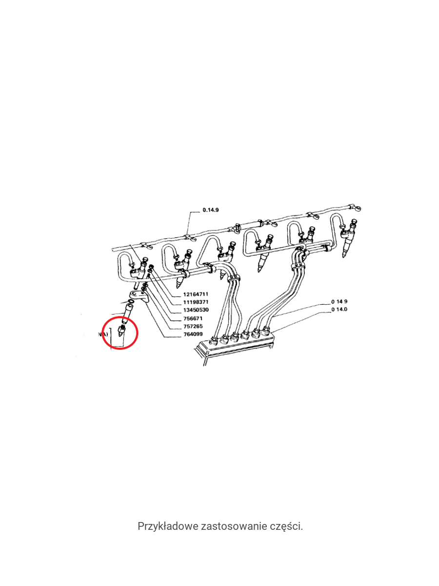 Сопло New Holland CNH 1907671