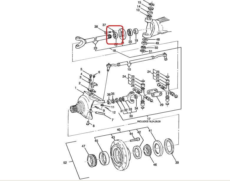 Герметик полуоси NEW HOLLAND CASE 81878506-A76014-DANA070HH102