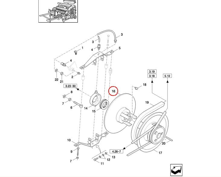 ПРИВОД БЕССТУПЕНЧАТОЙ ПЕРЕДАЧИ NEW HOLLAND 80439596-439596