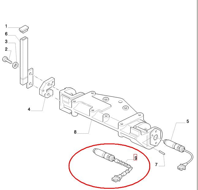 ШТИФТ ЗАДНЕЙ ТЯГИ NEW HOLLAND CASE STEYR 47137576-87661279