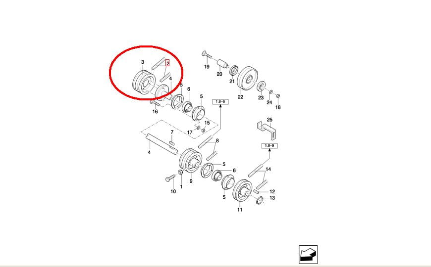 ПРОМЕЖУТОЧНЫЙ ПРИВОДНОЙ РЕМЕНЬ TC59 NEW HOLLAND 84021588