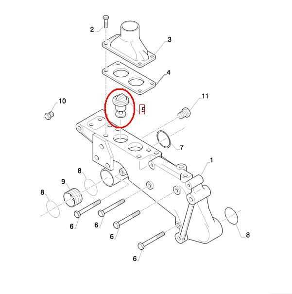 TERMOSTAT NEW HOLLAND 87803664