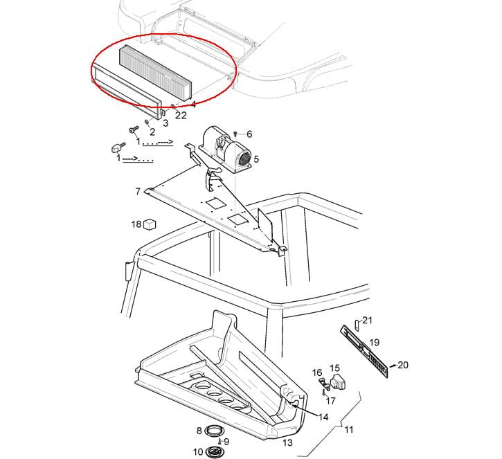 ФИЛЬТР КАБИНЫ NEW HOLLAND CASE 47108773 - 1-34-684-036
