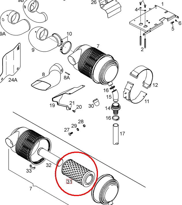 ВНЕШНИЙ ВОЗДУШНЫЙ ФИЛЬТР NEW HOLLAND CASE 47107867 - 162000190700