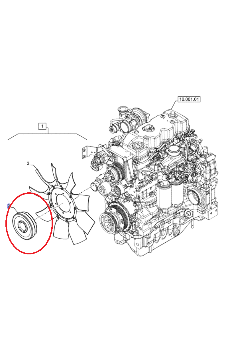 ВИСКОЗА-ВИСКОЗНАЯ МУФТА NEW HOLLAND CNH 87516756
