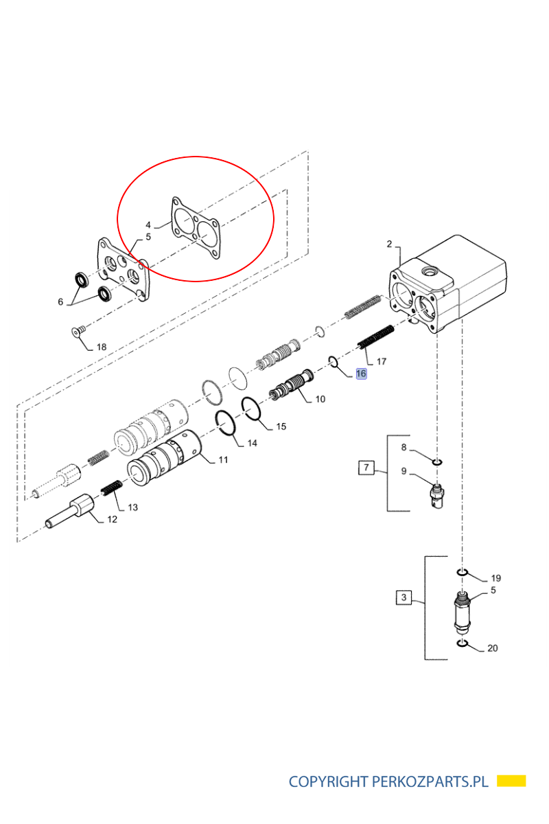Уплотнение тормозного клапана New Holland CASE CNH 403356a1-87774331