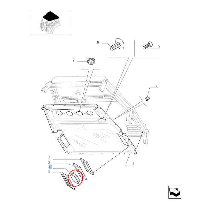 ФИЛЬТР КАБИНЫ NEW HOLLAND CASE 82018373 - 82034662