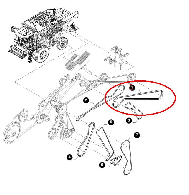 ПОЯС РЫВКА NEW HOLLAND 84075635