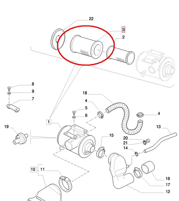 НАРУЖНЫЙ ВОЗДУШНЫЙ ФИЛЬТР NEW HOLLAND 82034433 - 82027573