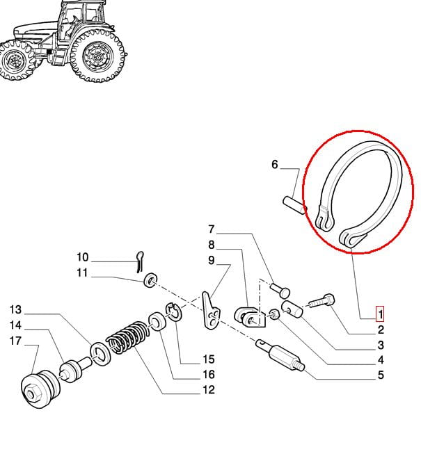 ЛЕНТА СЦЕПЛЕНИЯ ВАЛА WOM NEW HOLLAND CASE STEYR 83956644-47124034