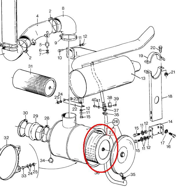 НАРУЖНЫЙ ВОЗДУШНЫЙ ФИЛЬТР NEW HOLLAND 80753486-753486