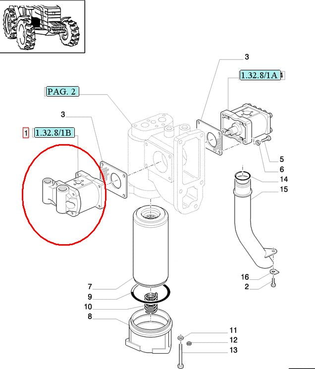 НАСОС РУЛЕВОГО УПРАВЛЕНИЯ NEW HOLLAND CASE 5180267-82991210