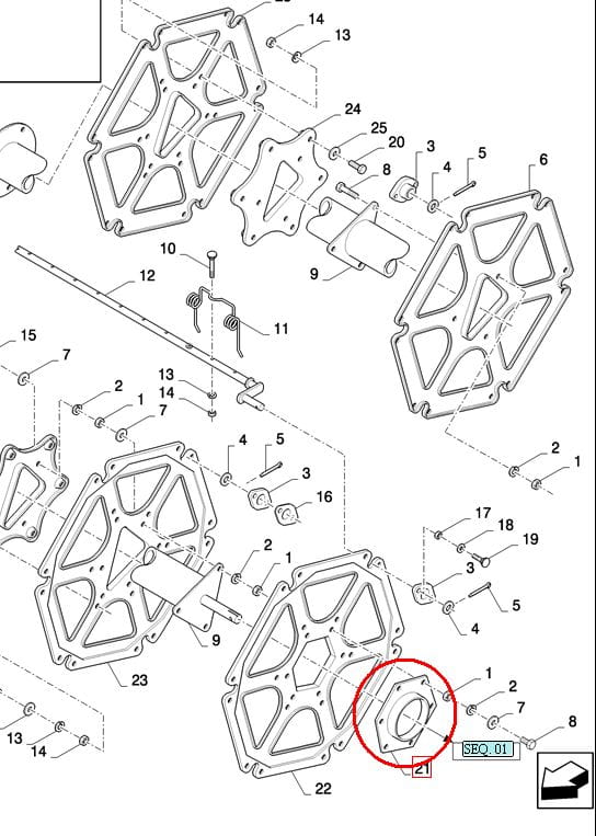 ЗАЩИТНЫЙ ЧЕХОЛ NEW HOLLAND CASE 84002761