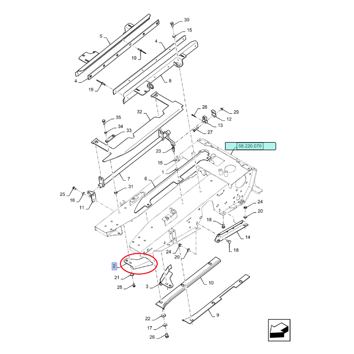 ЗАЩИТНЫЙ ЧЕХОЛ NEW HOLLAND CASE 87662218-47640768