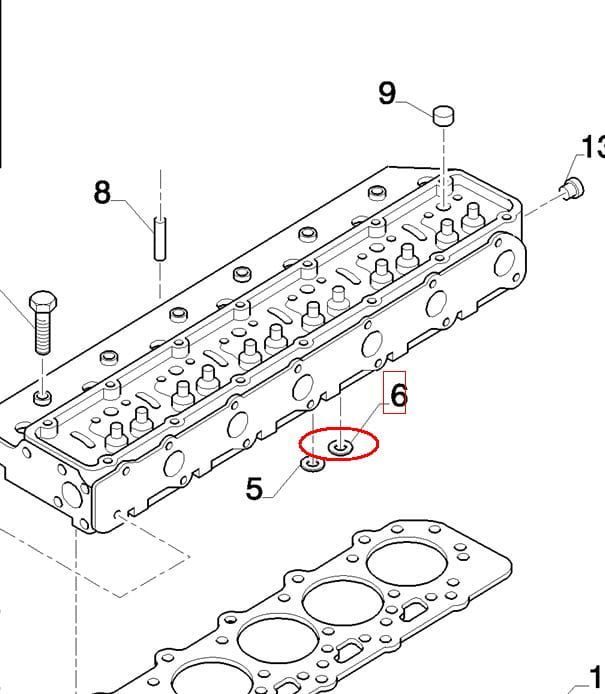 СЕДЛО КЛАПАНА НОМИНАЛ ВСАСЫВАЮЩИЙ КОЛЛЕКТОР NEW HOLLAND CASE 81876756 - 87801981 - 87803449