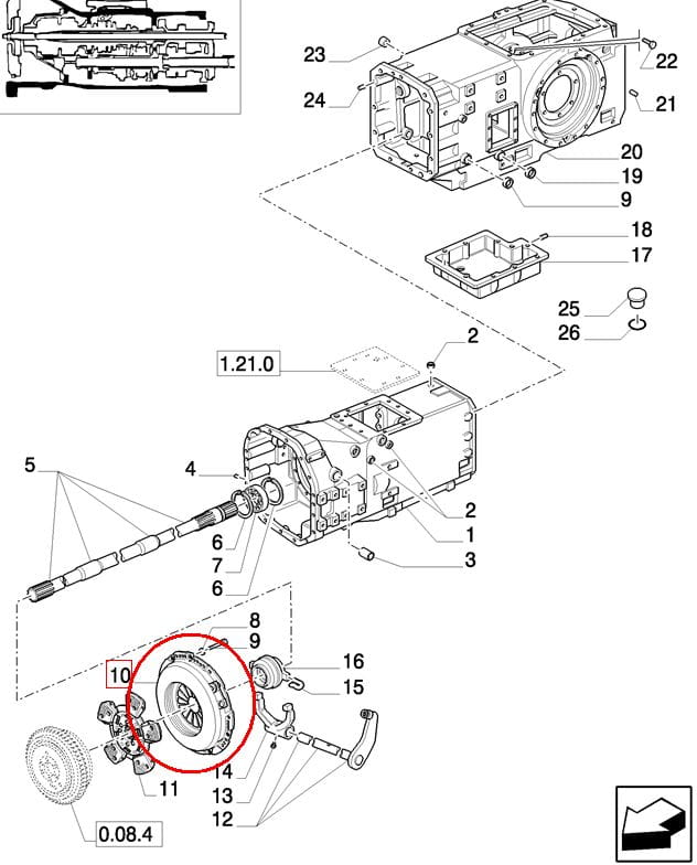 МУФТА МЕХАНИЧЕСКОЙ КОРОБКИ ПЕРЕДАЧ NEW HOLLAND CASE 5154418-5177618