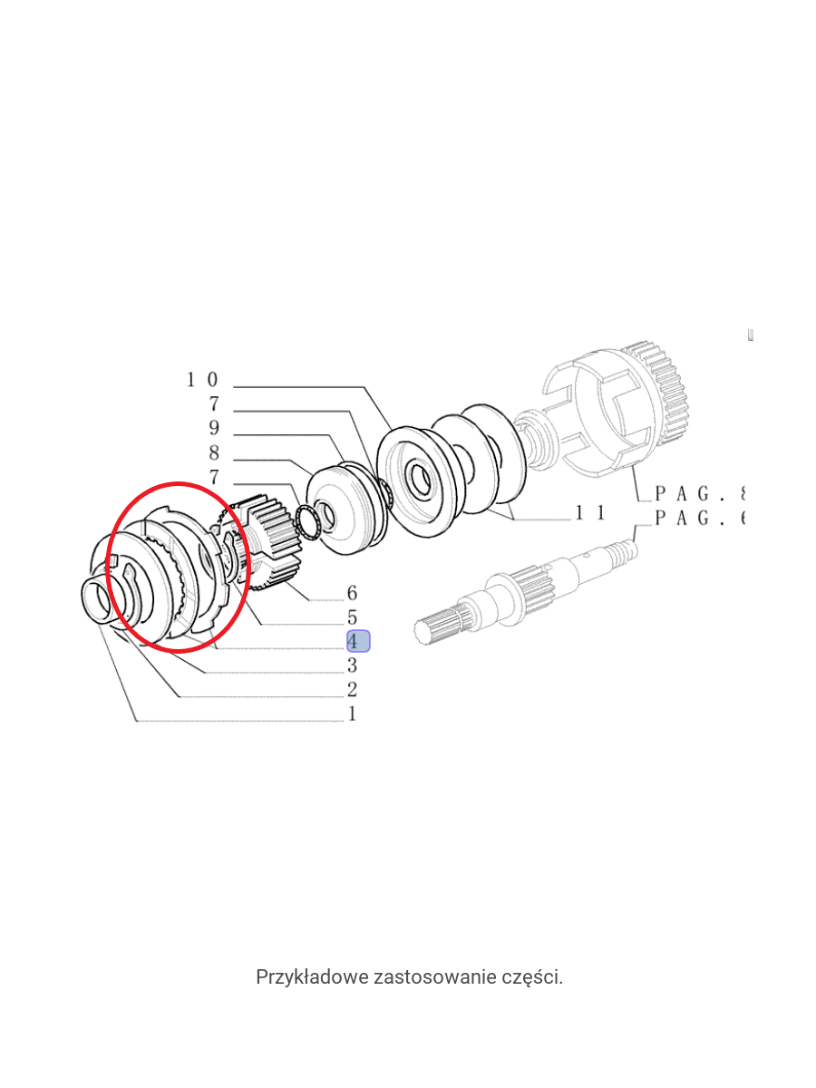 Набор роликовых дисков New Holland CNH 5163903