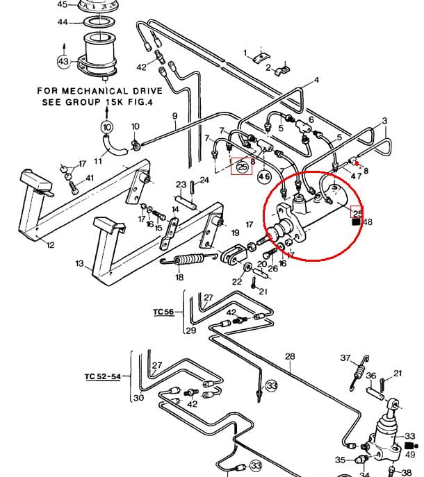 ГЛАВНЫЙ ТОРМОЗНОЙ ЦИЛИНДР NEW HOLLAND CASE 89509901-9509901