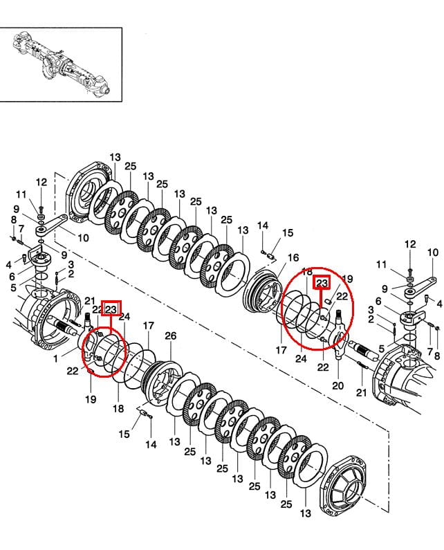 УПЛОТНИТЕЛЬНОЕ КОЛЬЦО ТОРМОЗОВ NEW HOLLAND CNH 85807014-85807015