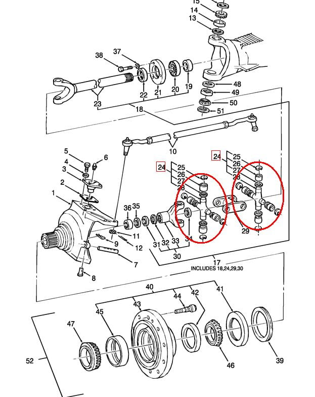 ПОЛУОСЕВОЙ КРЕСТОНОСЕЦ NEW HOLLAND CASE DANA5319X - 81874909 - 80126761 - 84355343