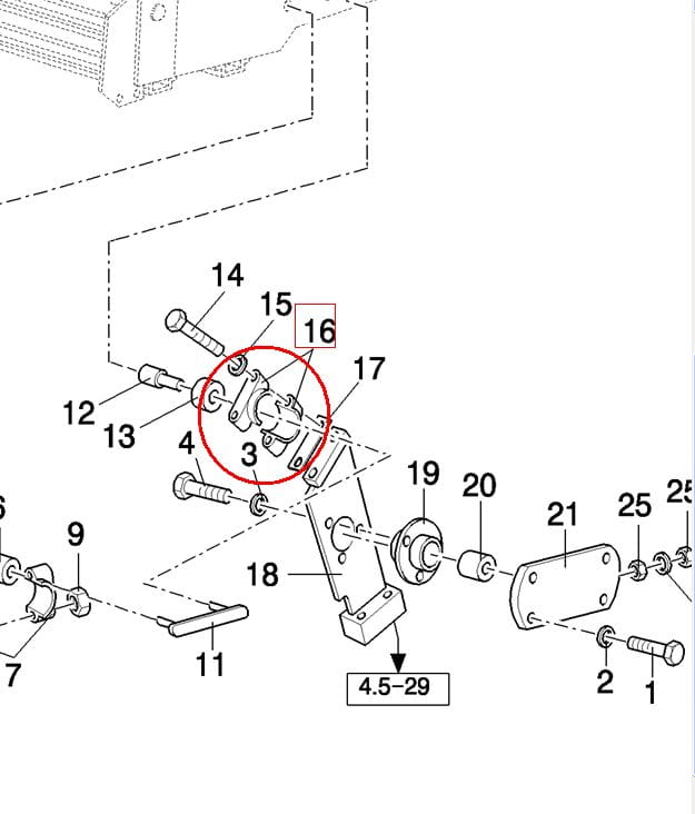 КОРПУС АМОРТИЗАТОРА NEW HOLLAND CASE 84032313-84446877